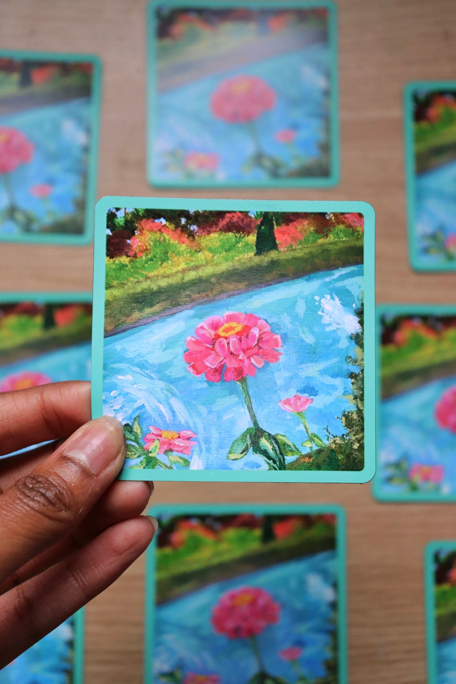 Zinnia Magnet image 1