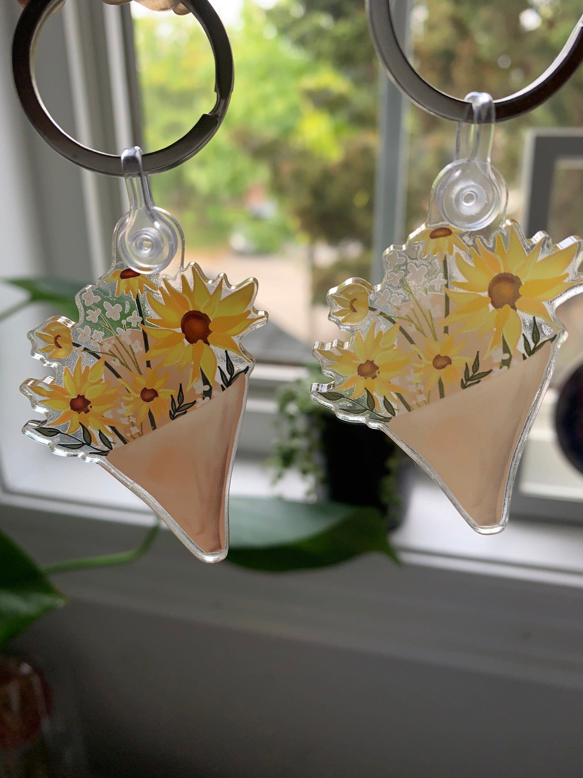 Sunflower Keychain image 1