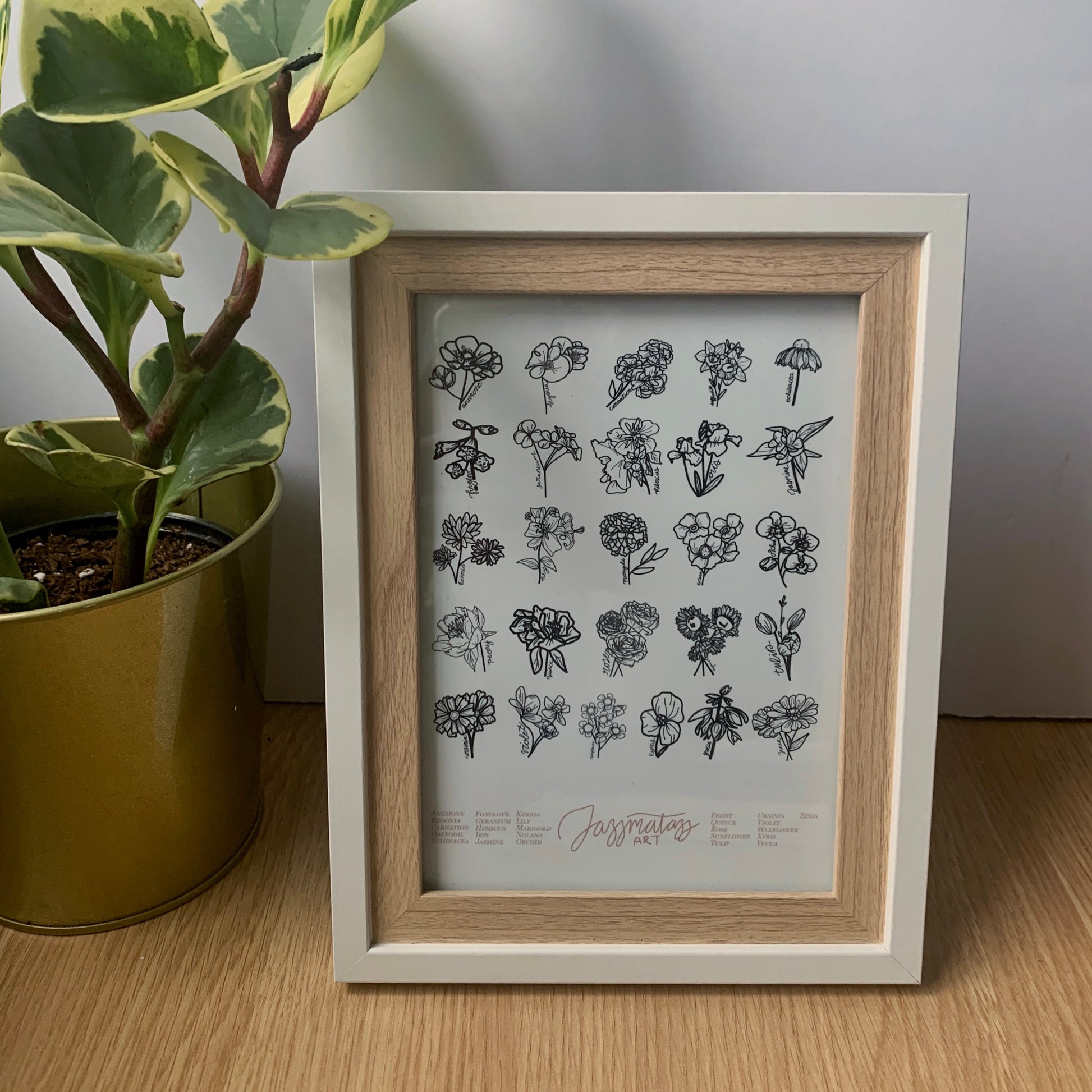Flowers of the Alphabet Print image 0