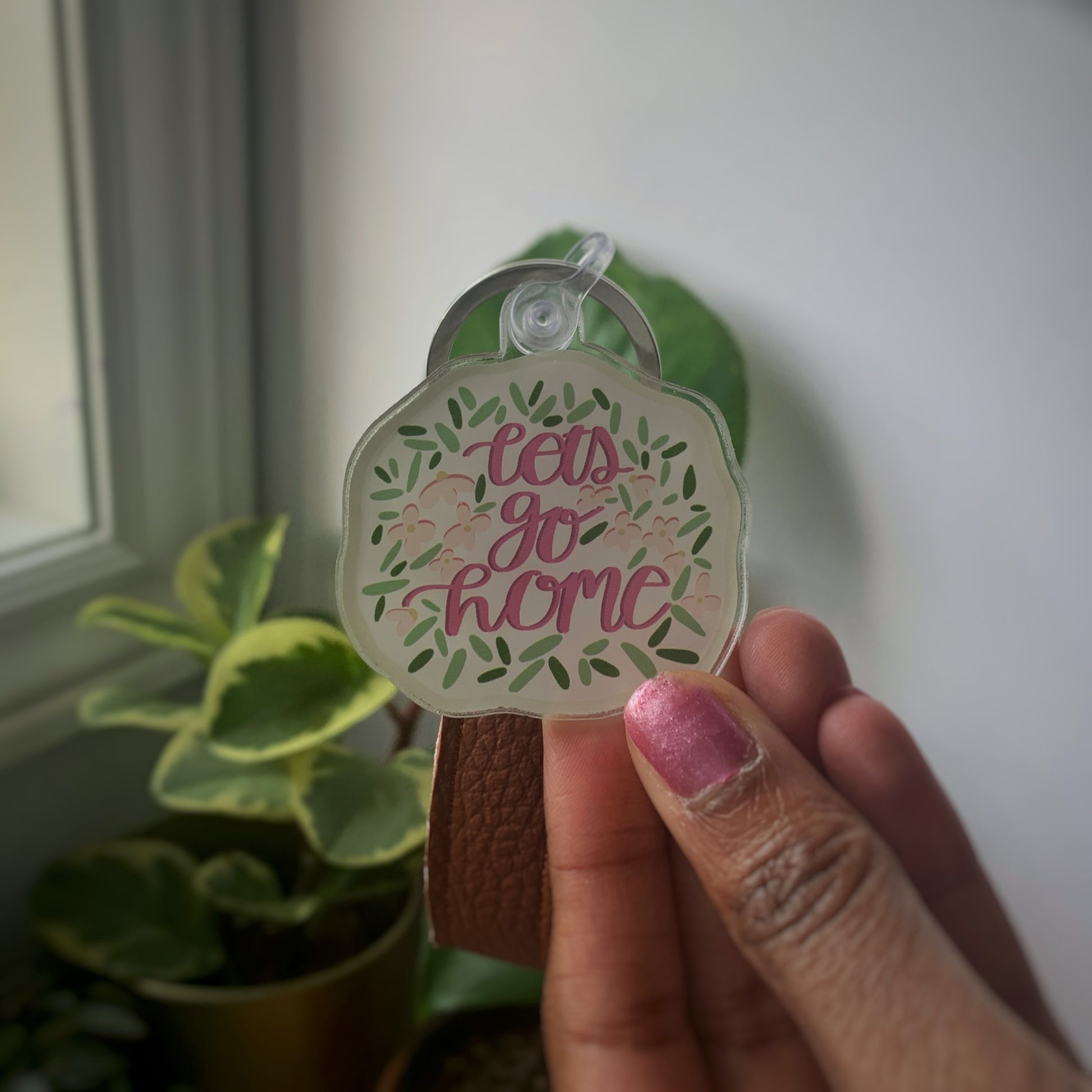 Lets go home keychain image 3