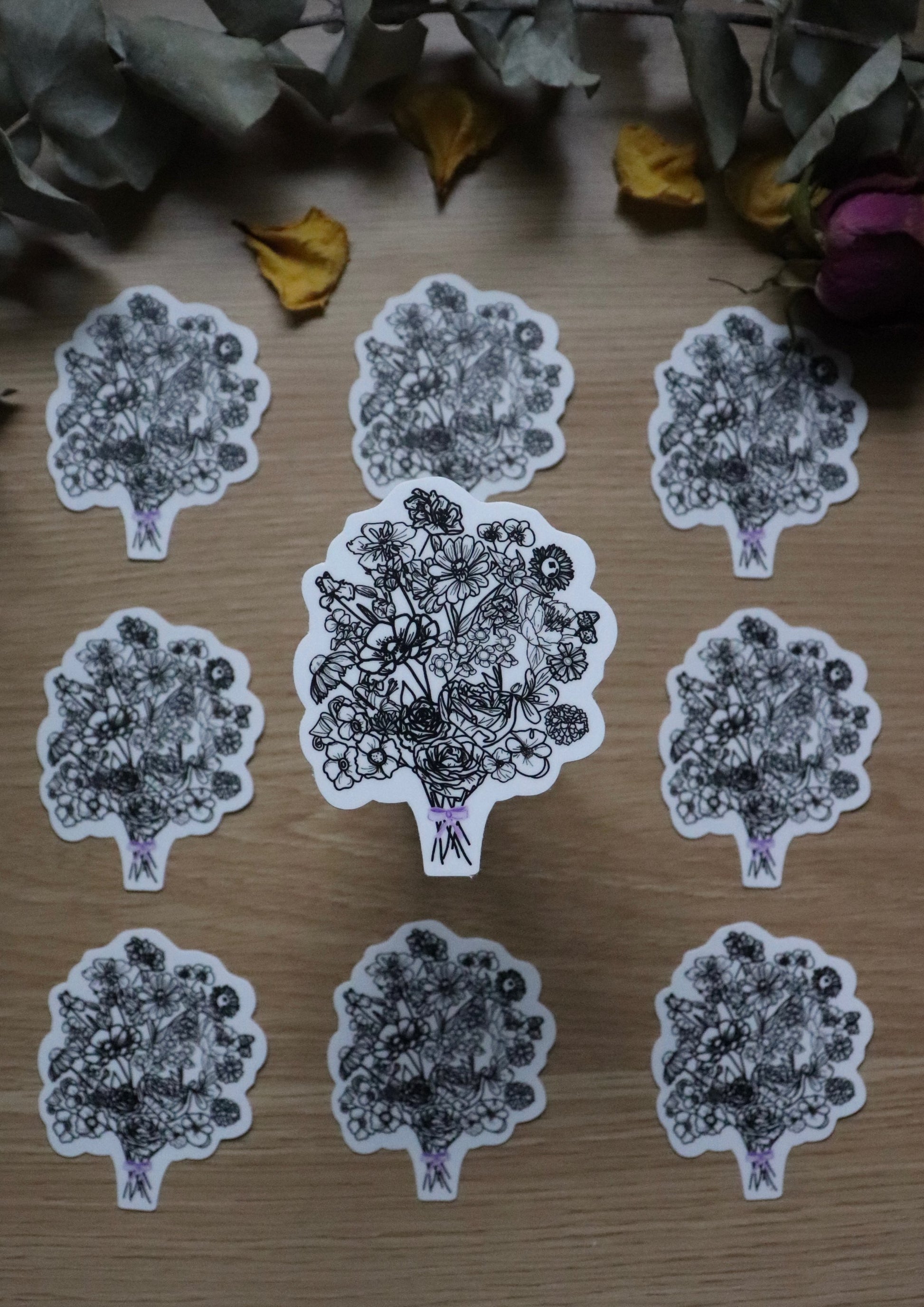 Flowers of the Alphabet Sticker image 0