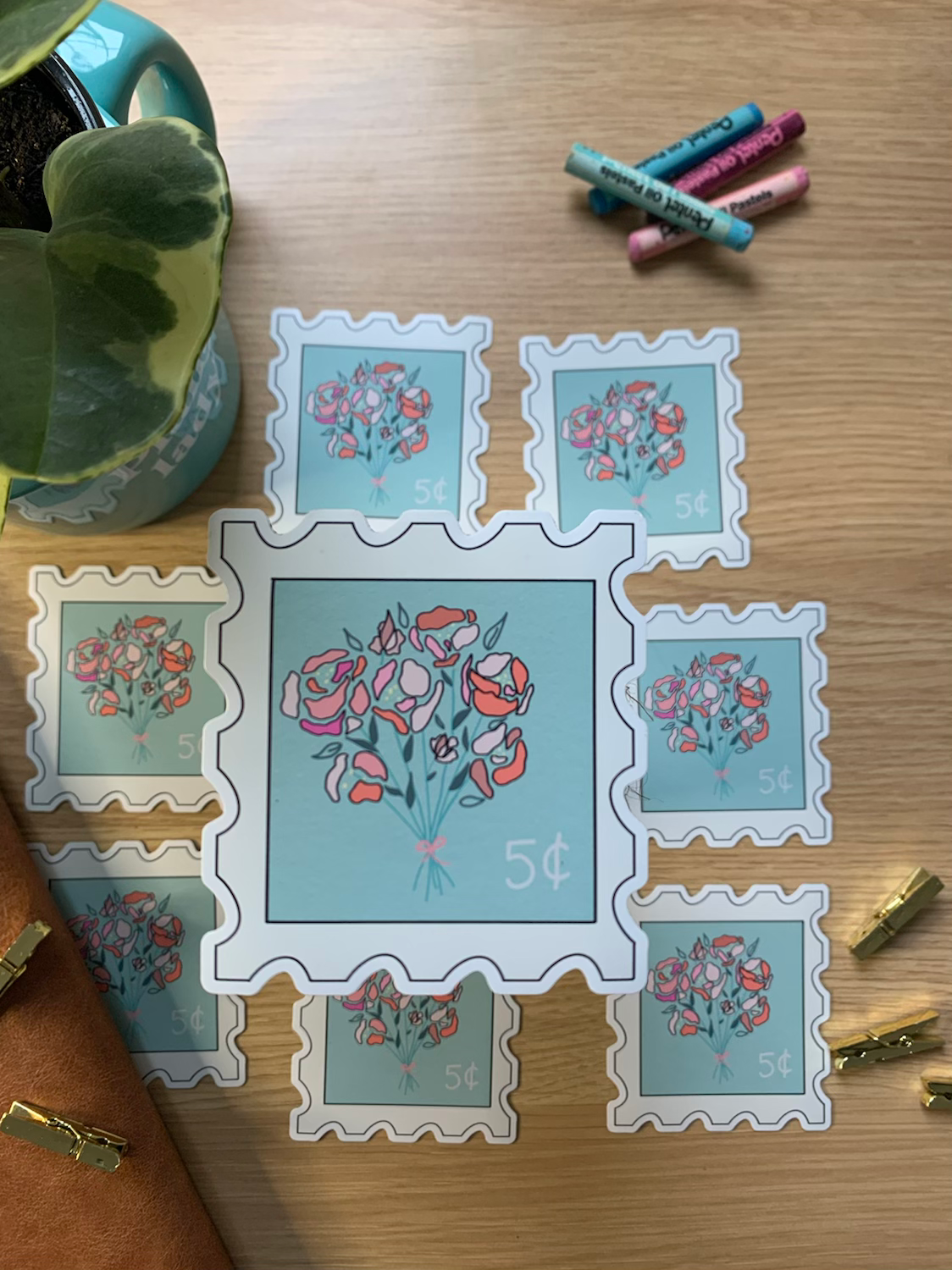 Peony Magnet image 0