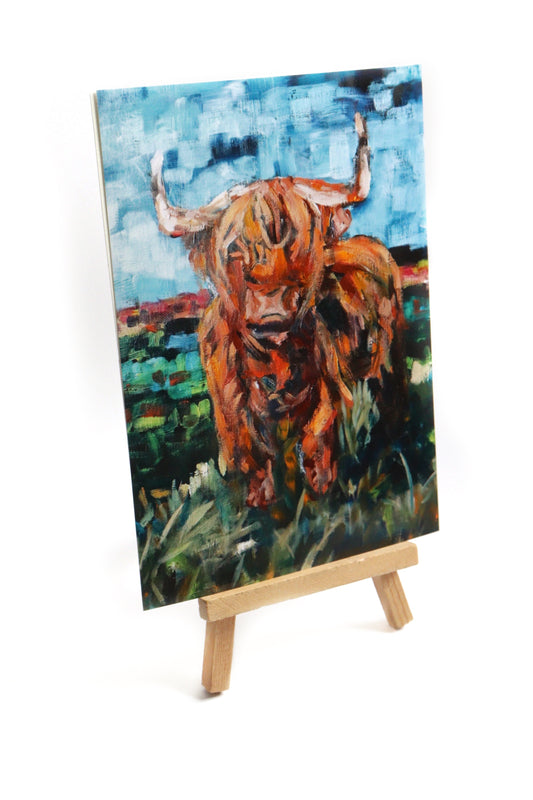 Highland Cow Art Print