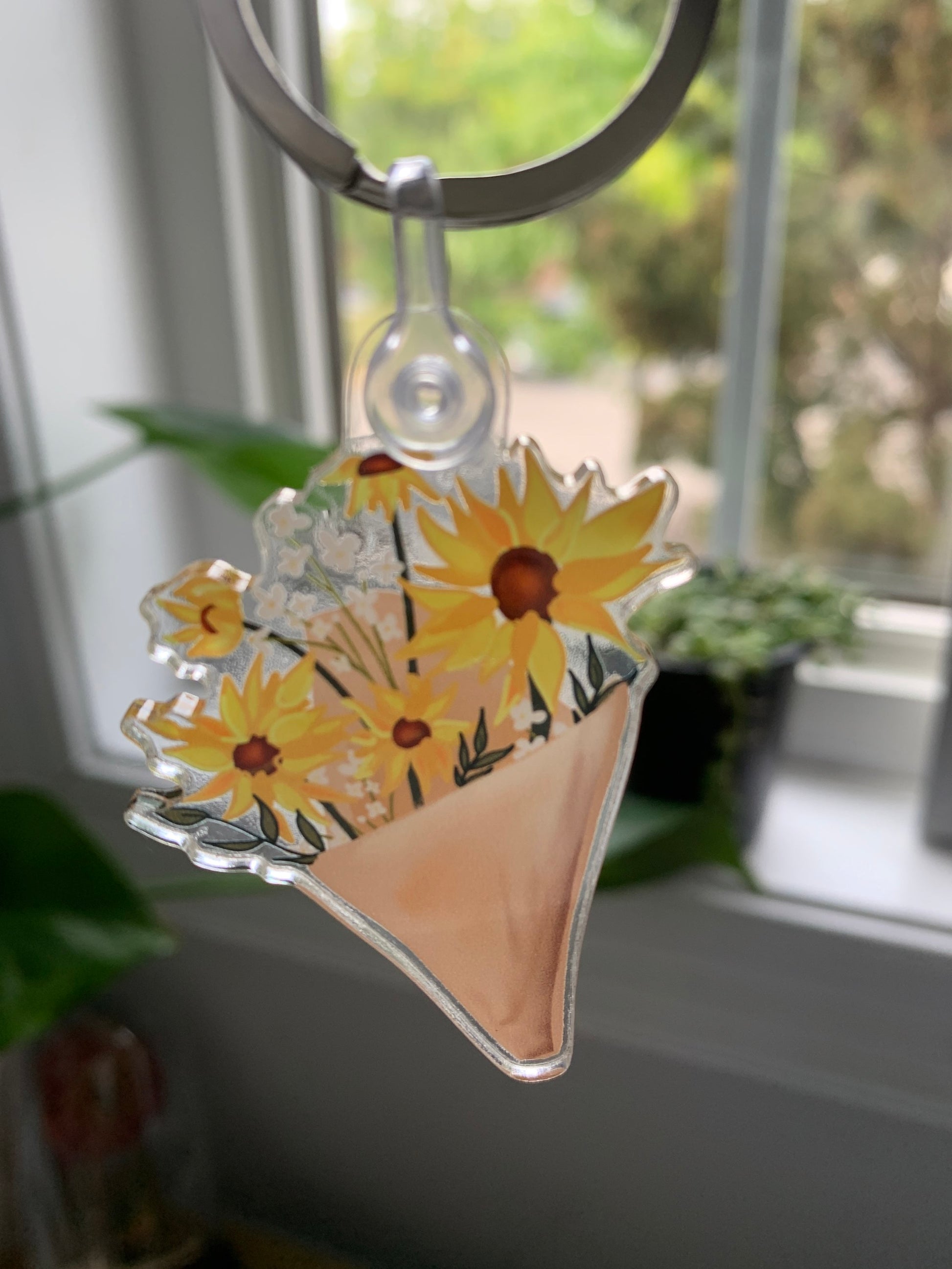 Sunflower Keychain image 4