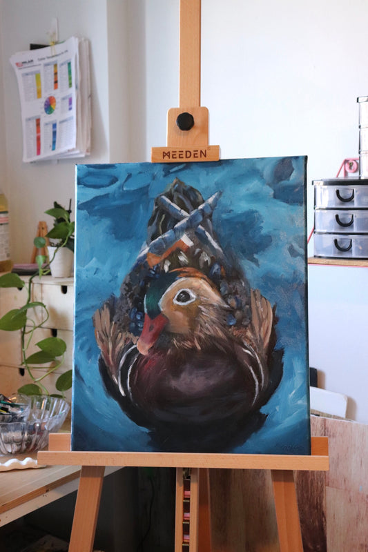 Duck Oil Painting image 0
