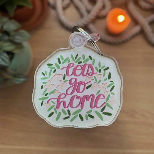 Lets go home keychain image 0
