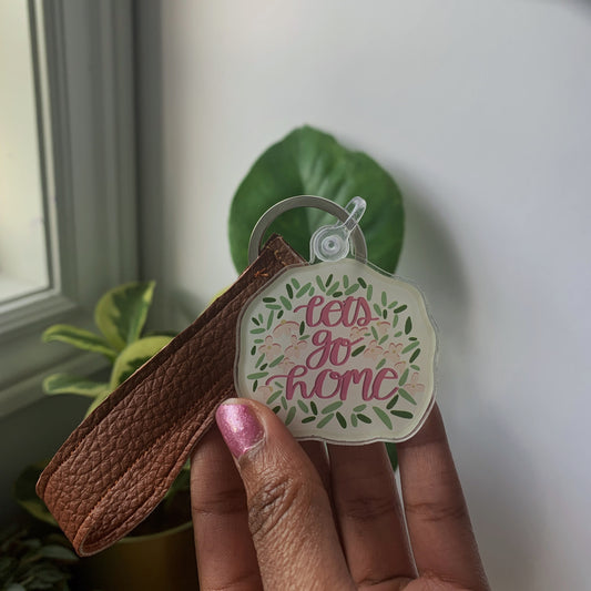 Lets go home keychain image 2