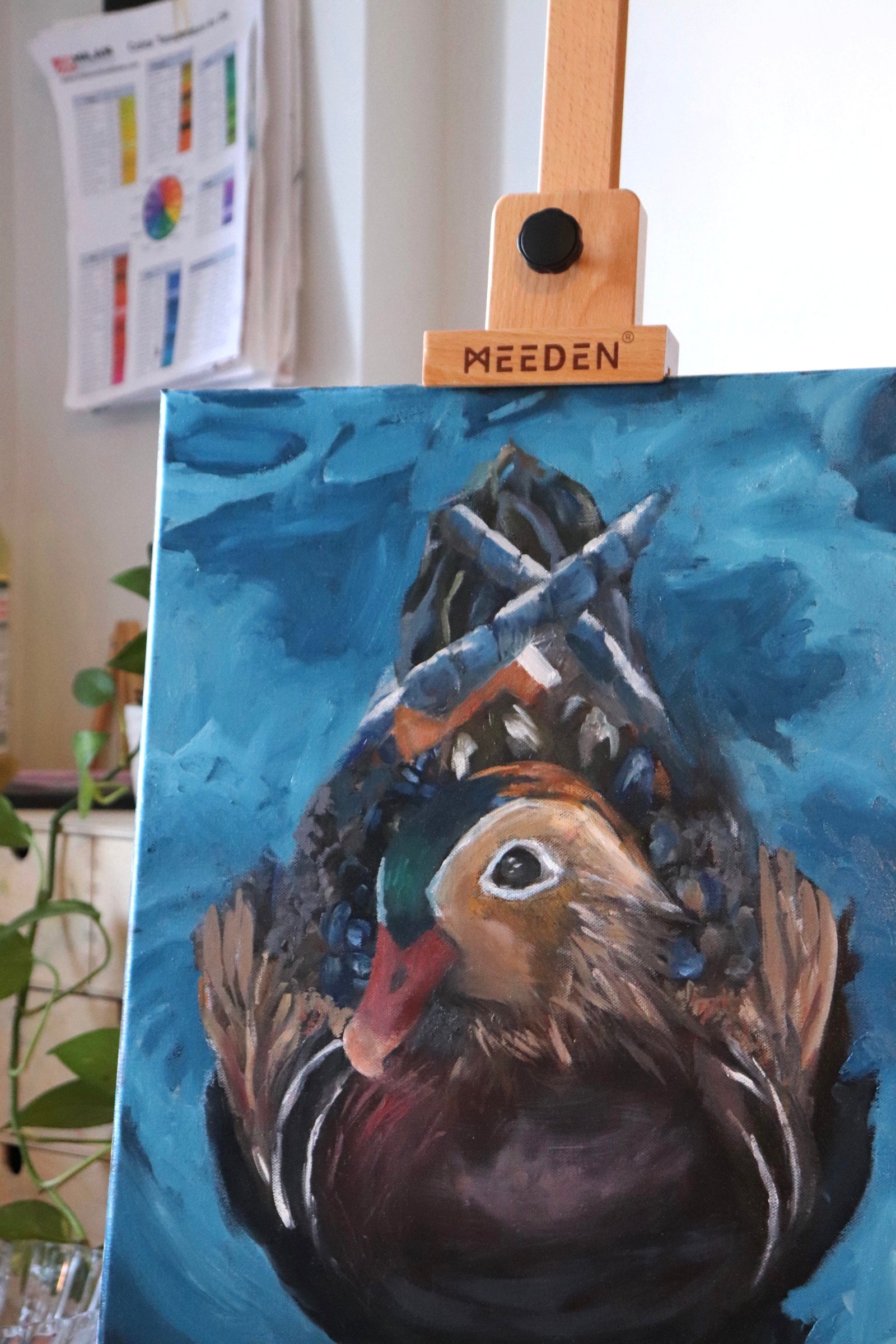 Duck Oil Painting image 1