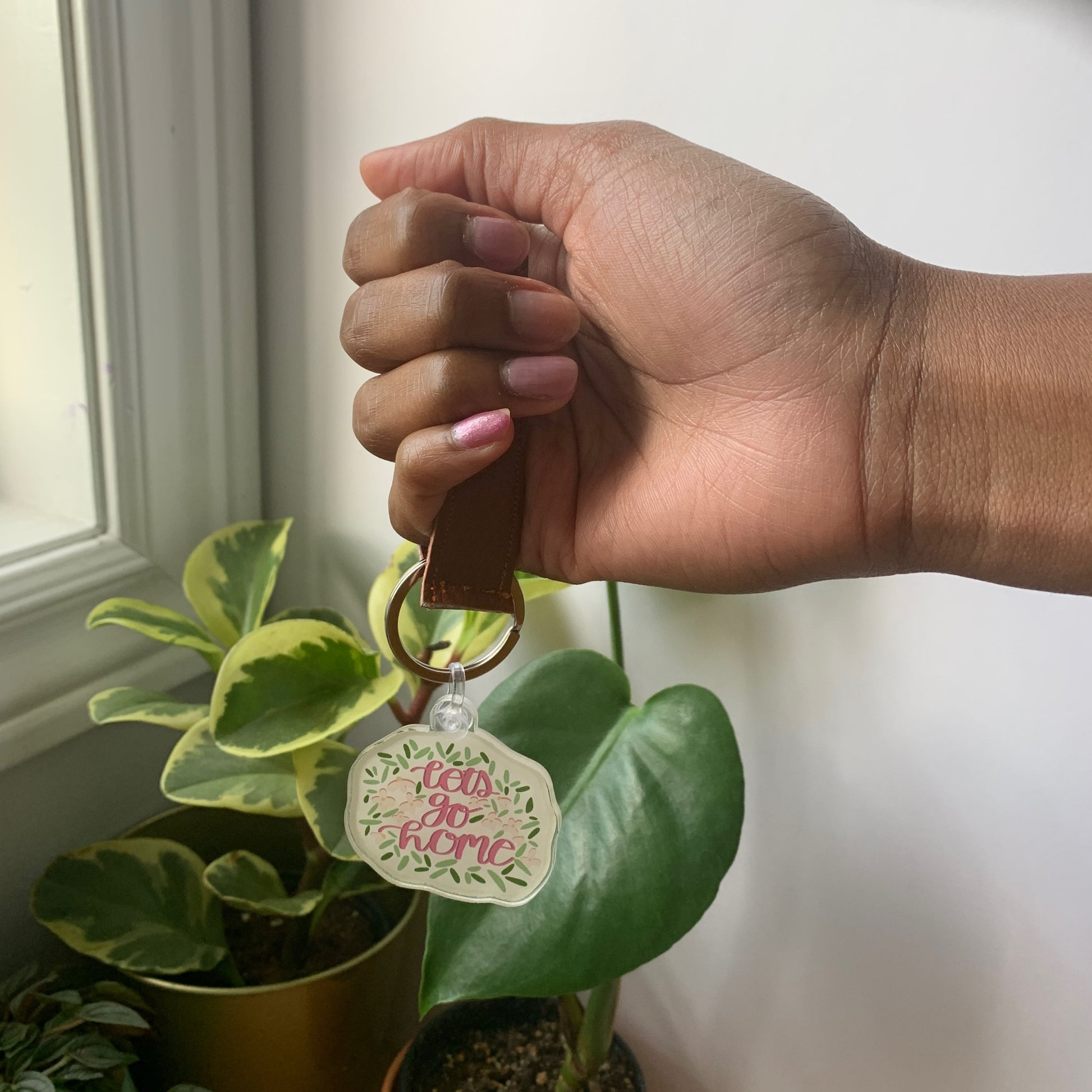 Lets go home keychain image 4