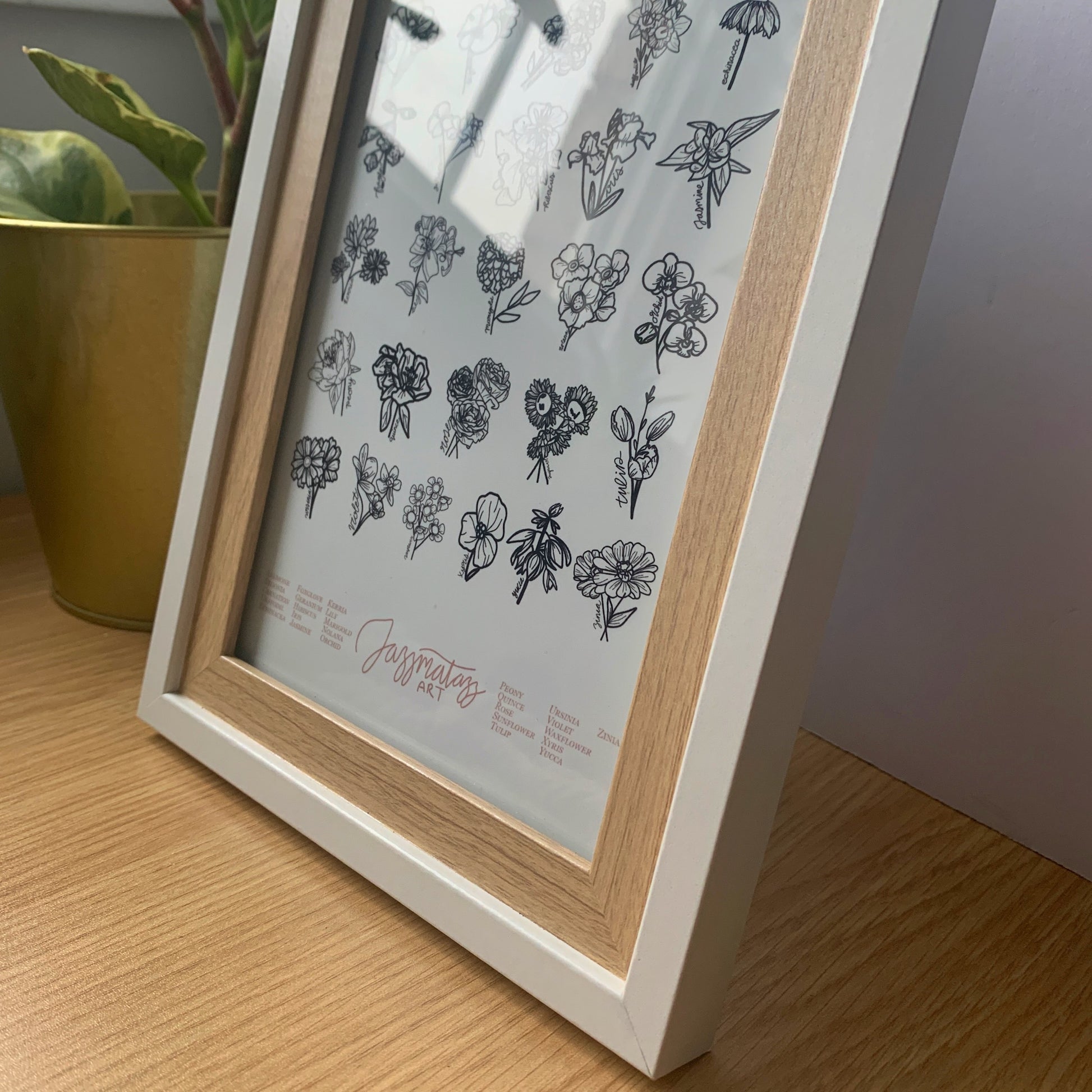 Flowers of the Alphabet Print image 4