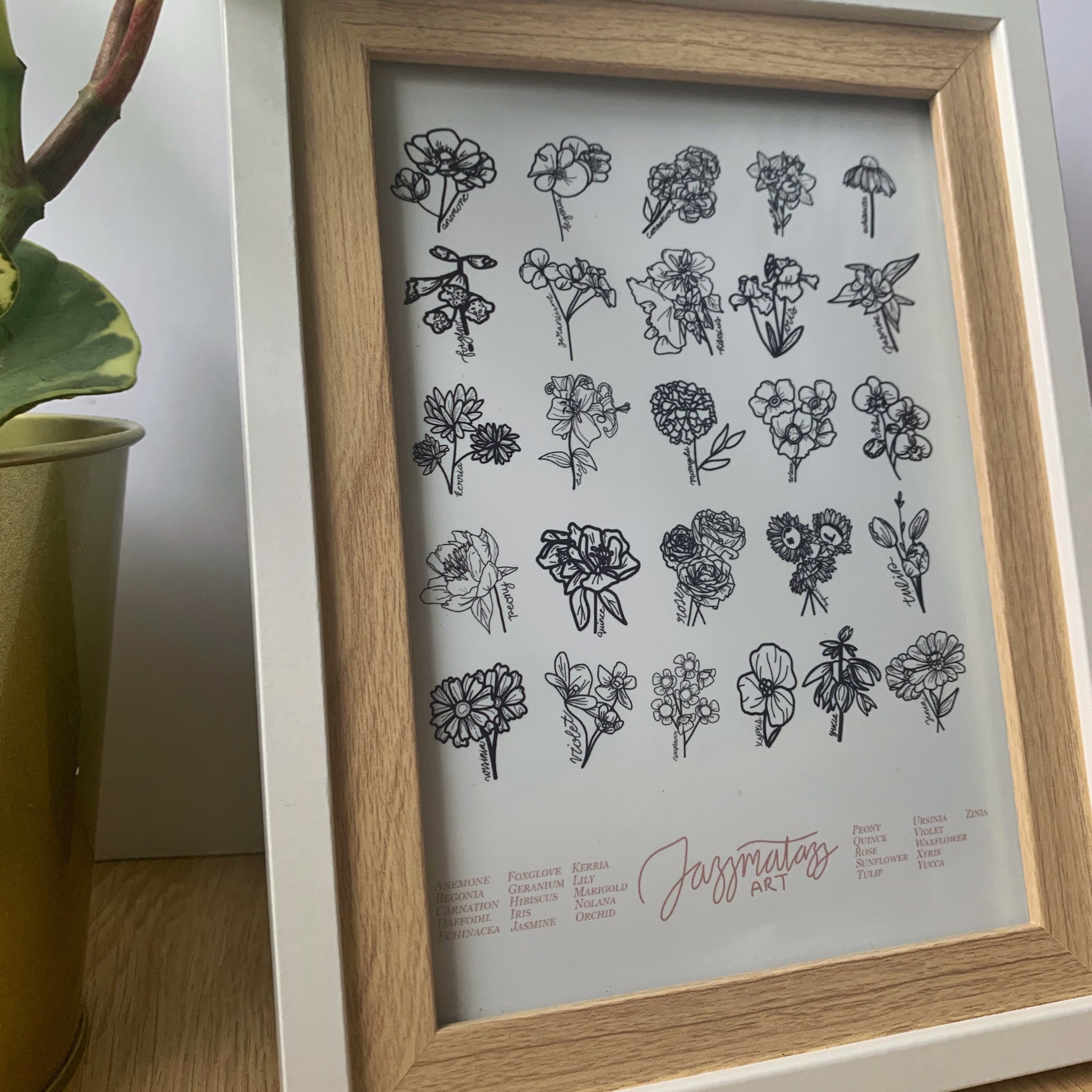 Flowers of the Alphabet Print image 1