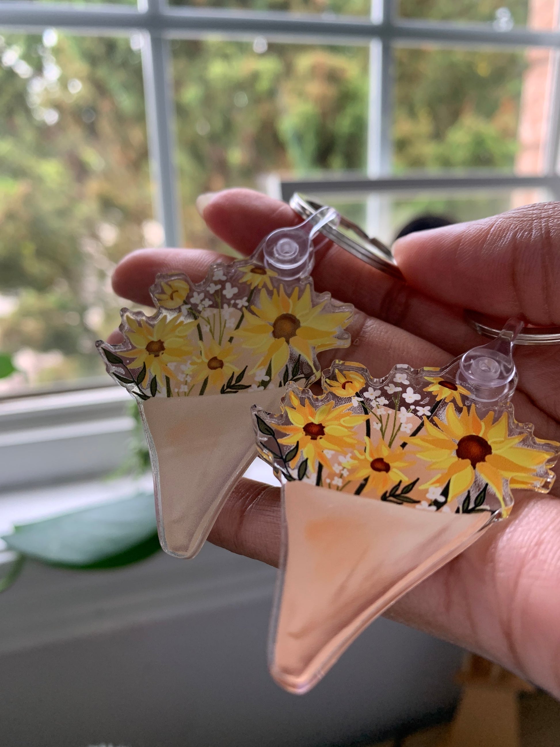 Sunflower Keychain image 3