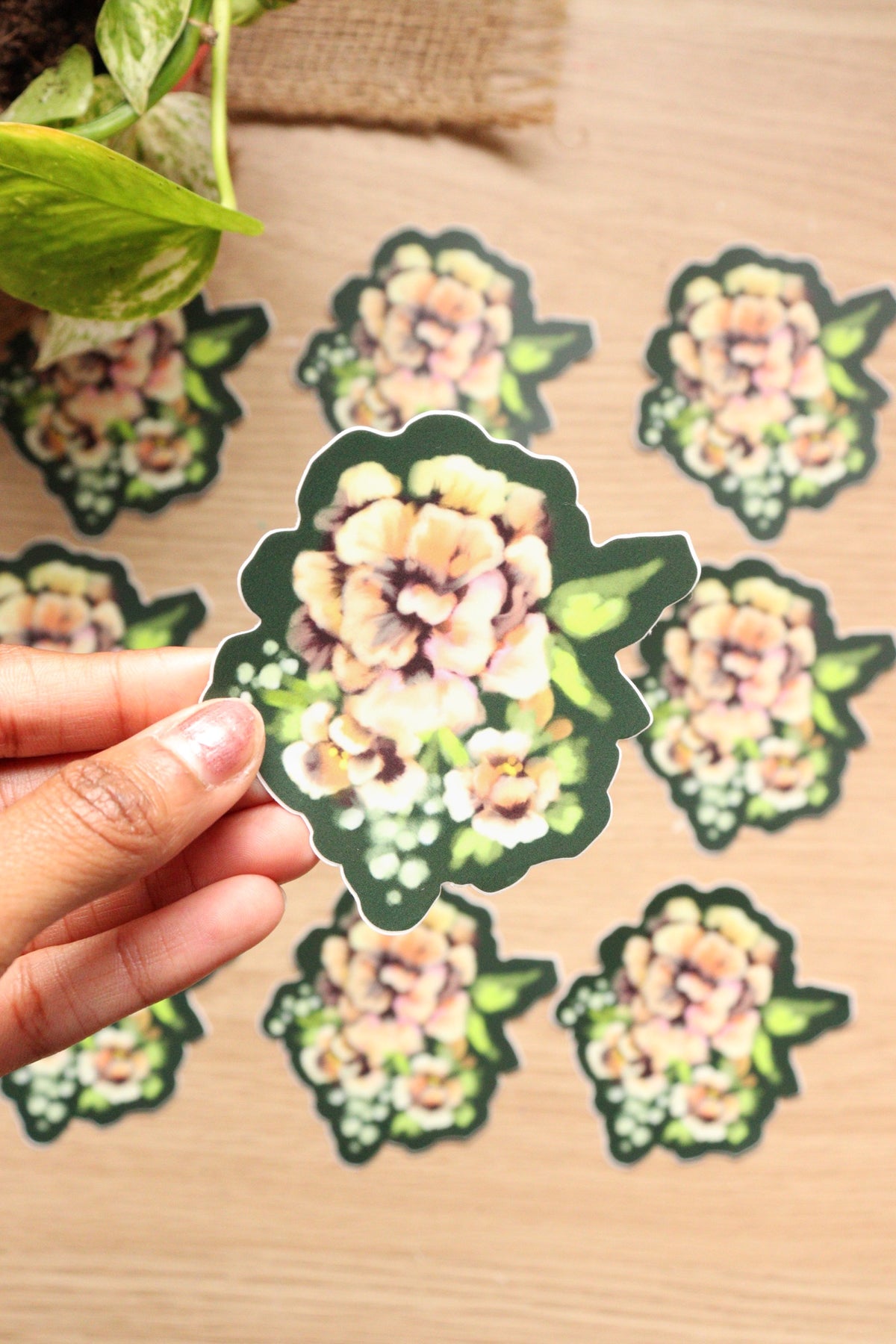 Peaches N’ Cream Sticker