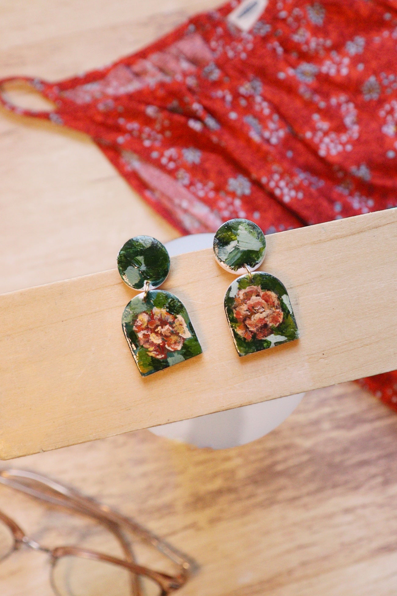 Orange Blossom Earrings