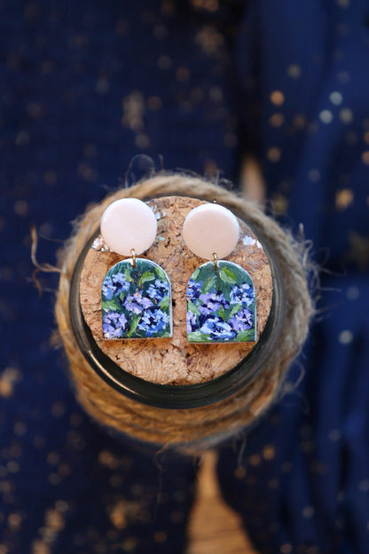 Hydreangea Earrings