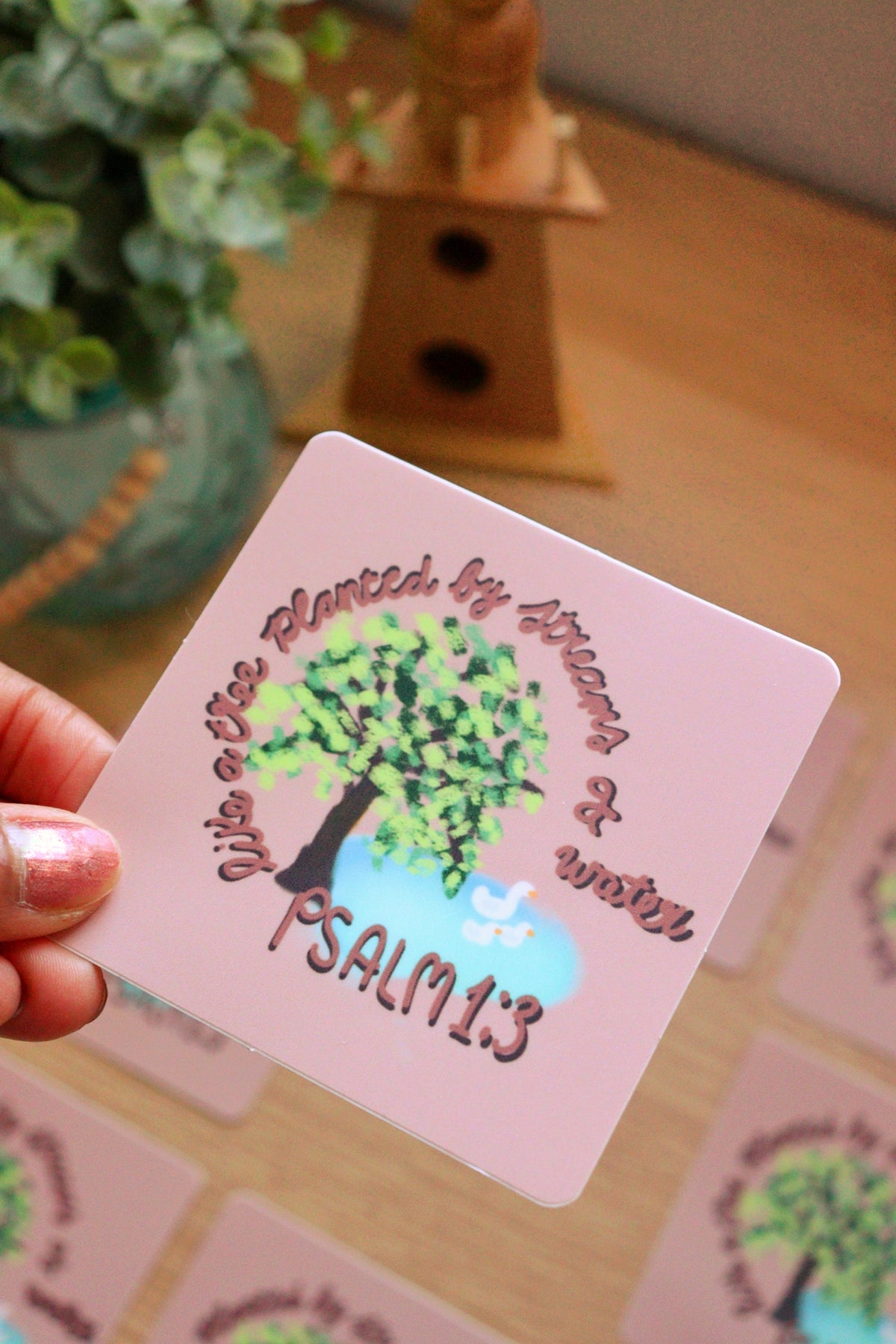 Psalm One Streams Sticker