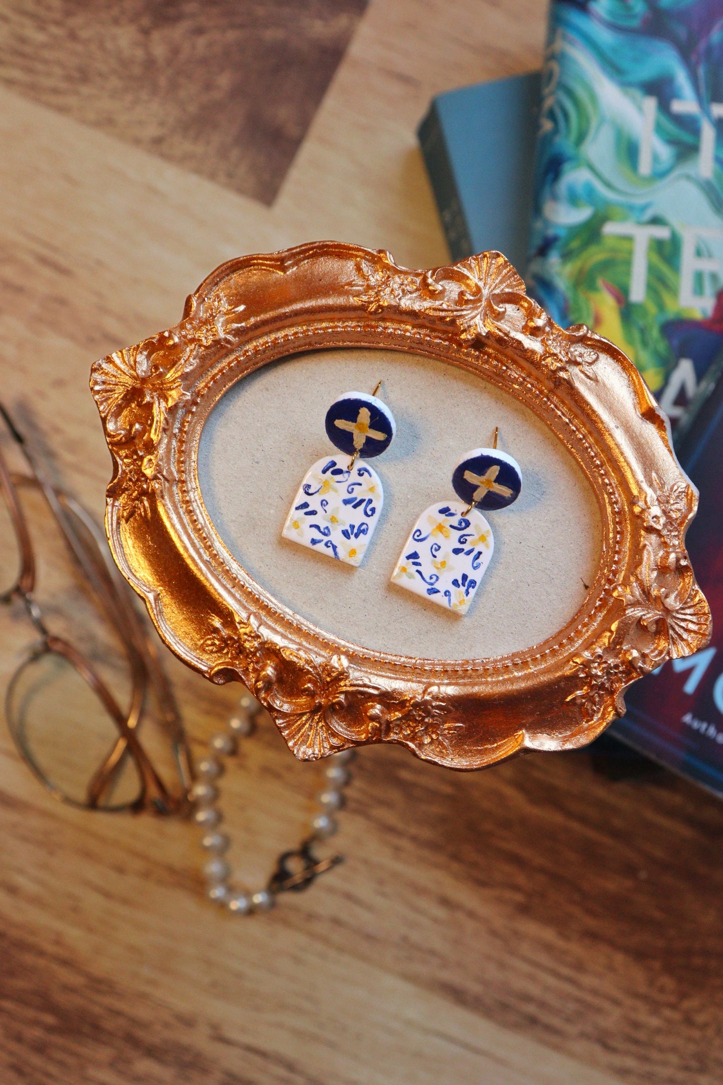 Spanish Tile Earrings