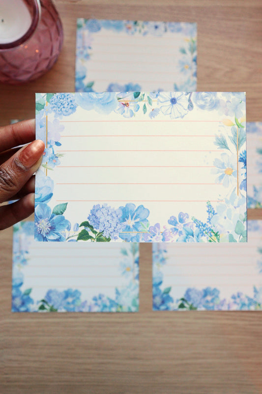 Frosty Blue Memory Cards