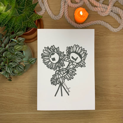 Sunflower Greeting Card image 0