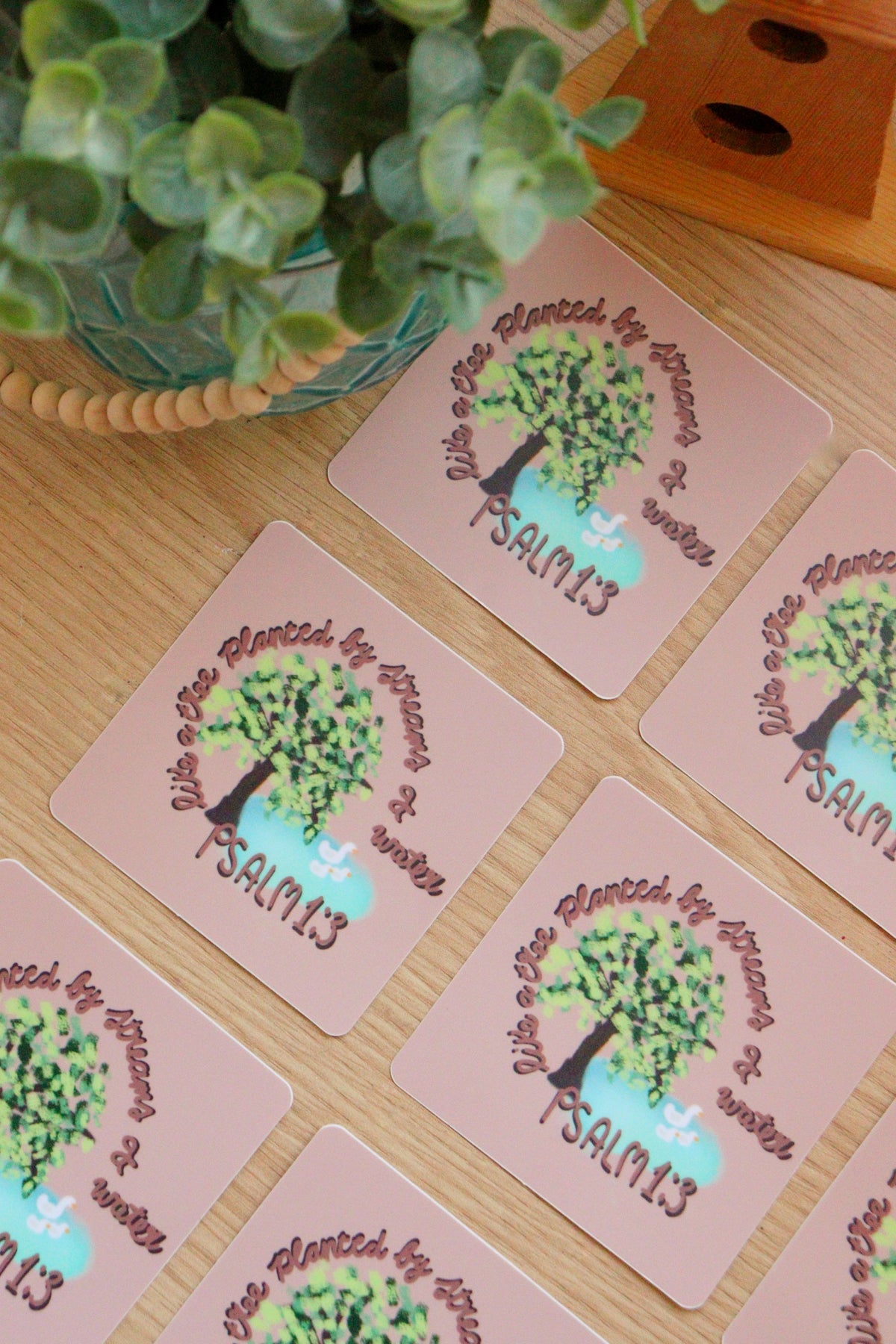 Psalm One Streams Sticker