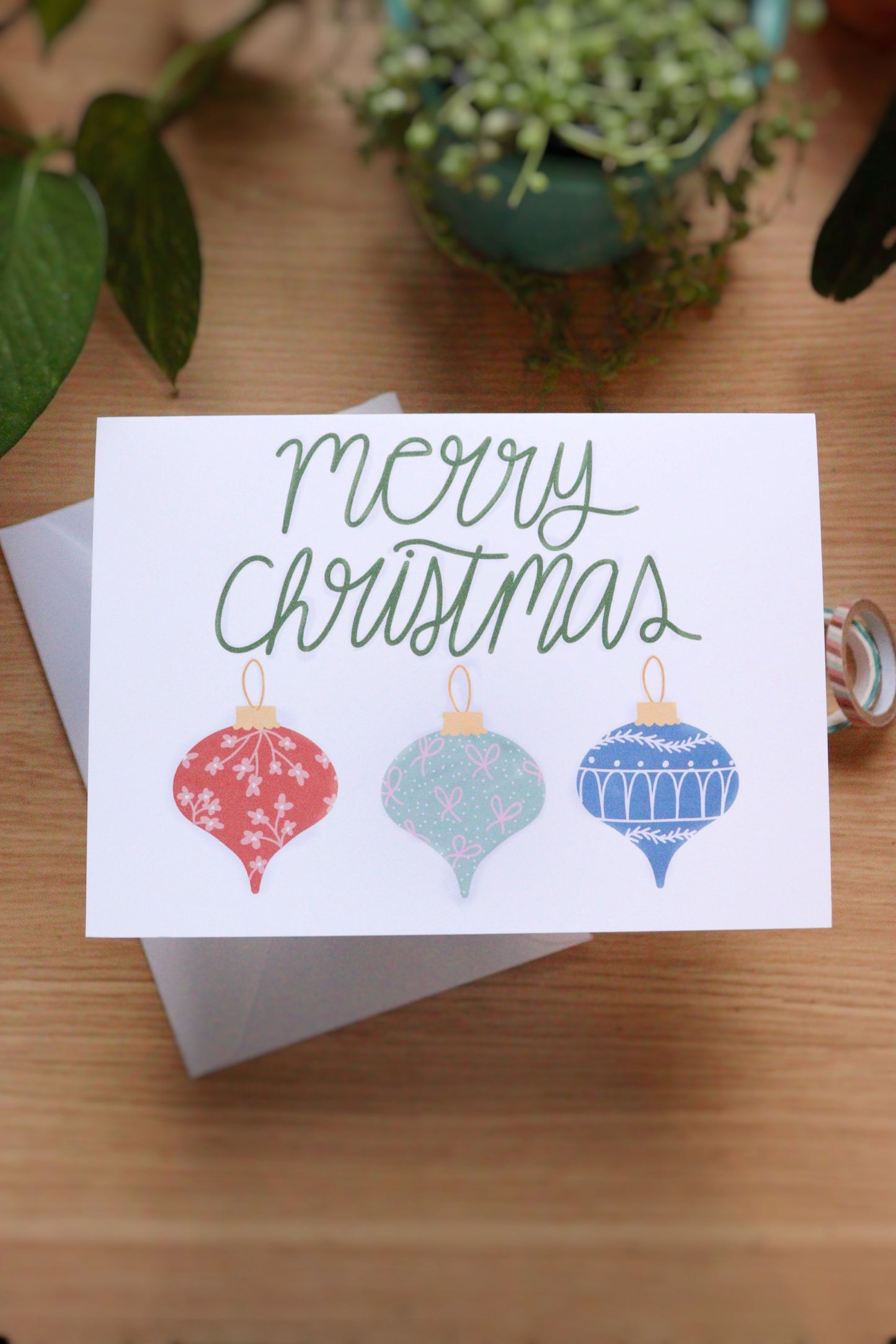Christmas Ornament Card