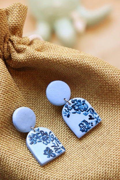 Blue Jardiniere Earrings