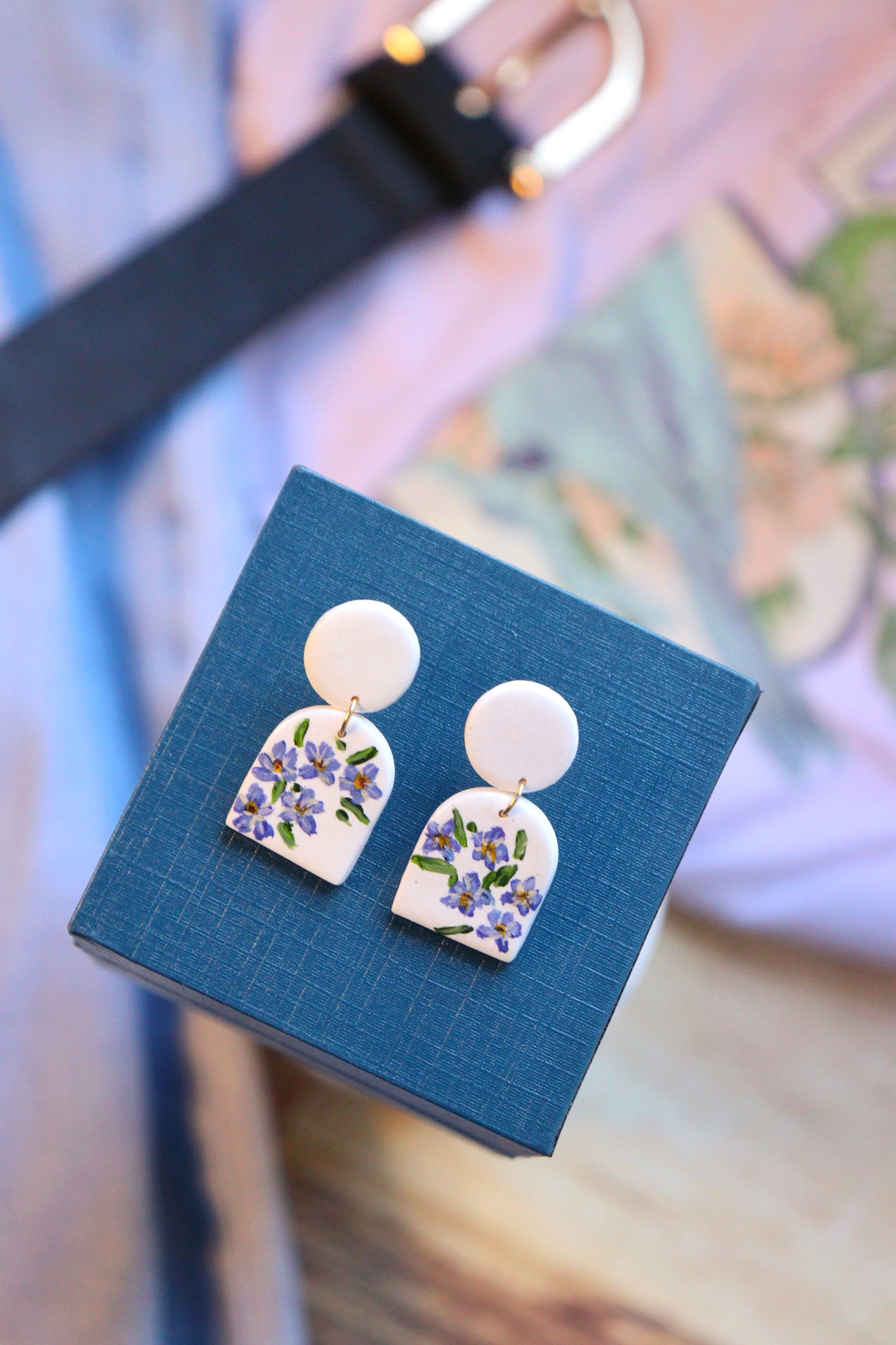Forget-me-not Earrings