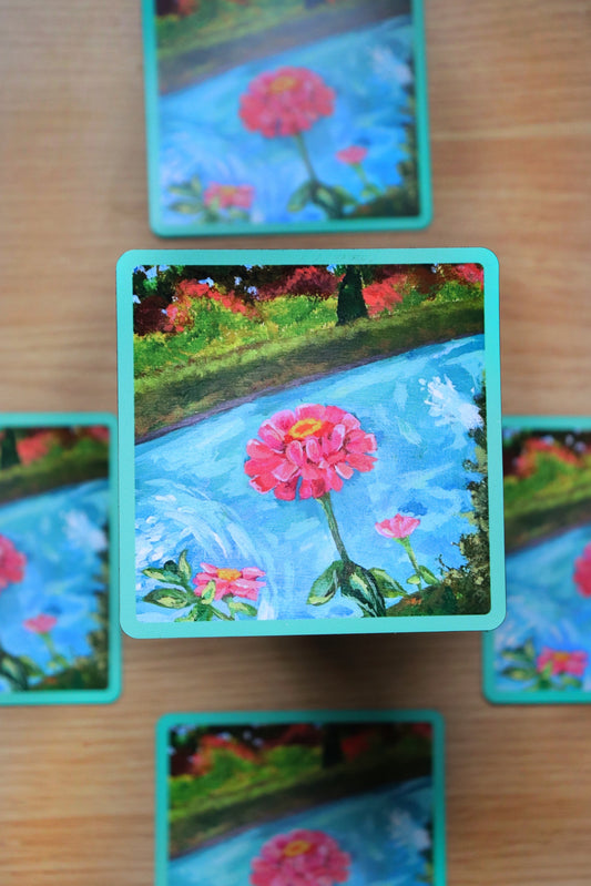 Zinnia Magnet image 0