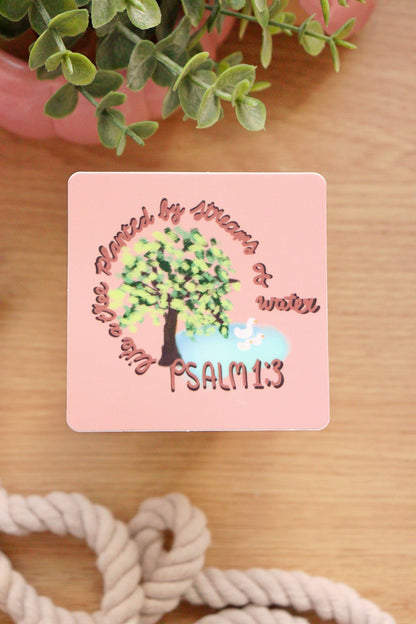 Psalm One Streams Sticker