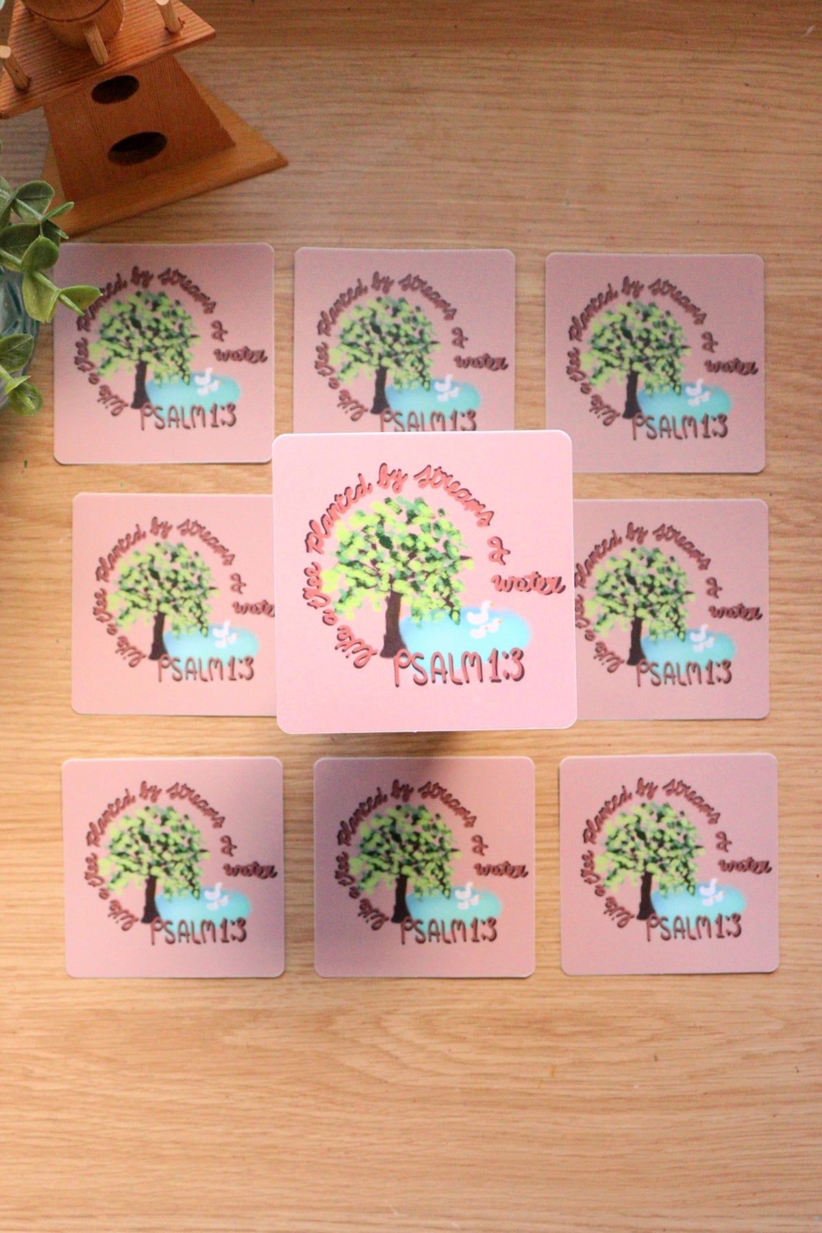 Psalm One Streams Sticker