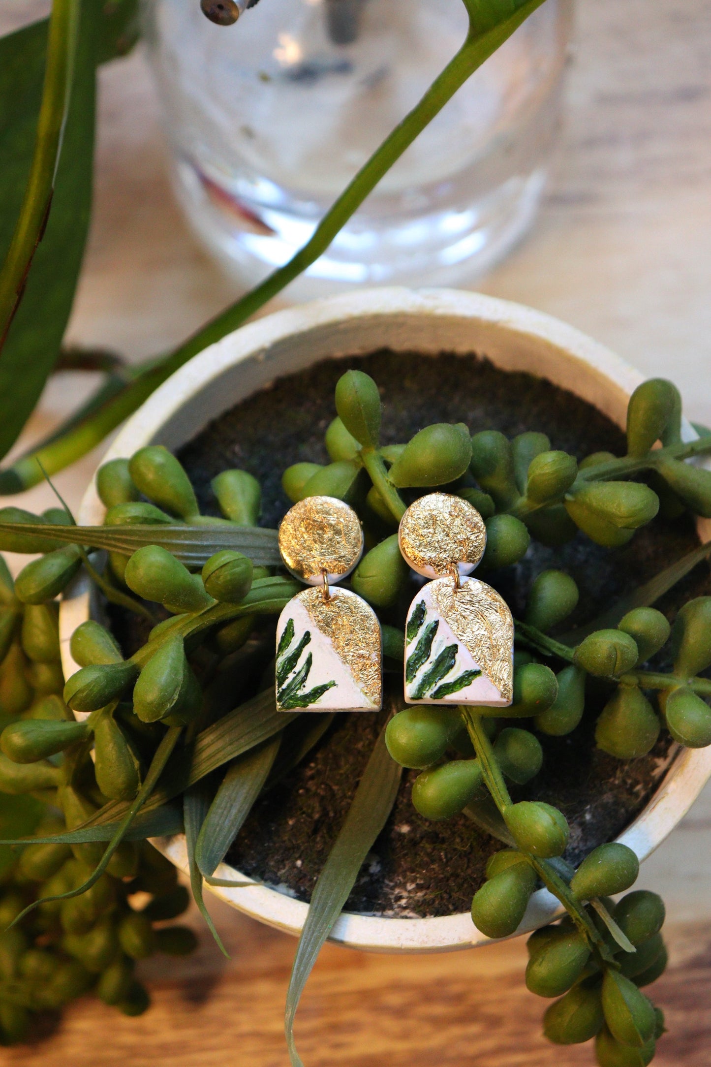 Mediterranean Palm Earrings