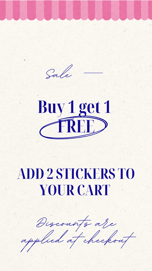 Flowers of the Alphabet Sticker