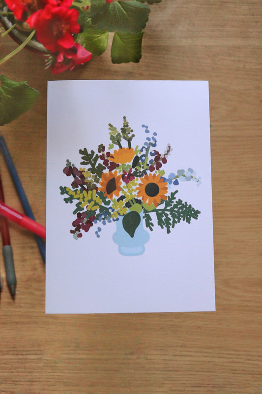 Sunflower Friend Greeting Card