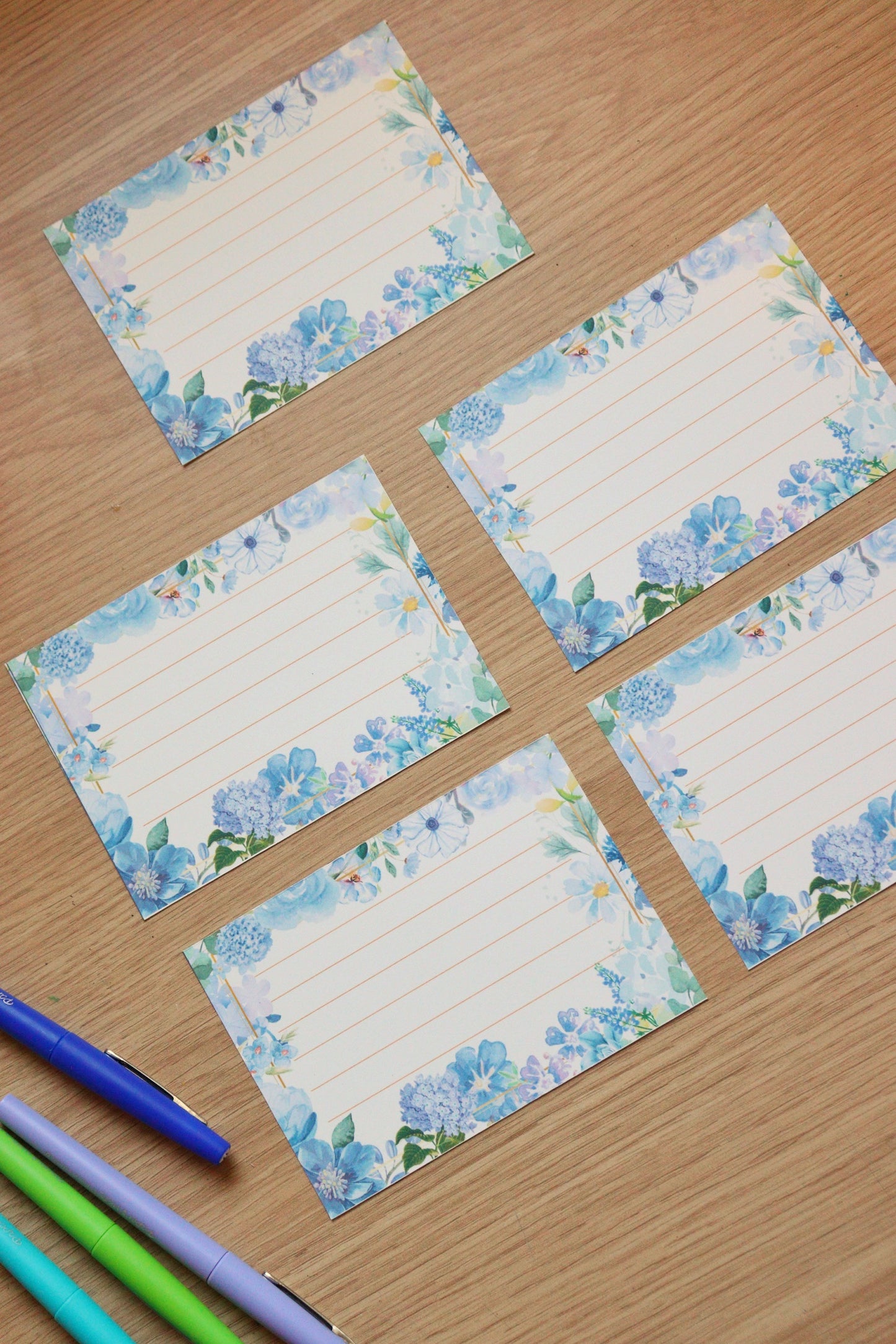 Frosty Blue Memory Cards