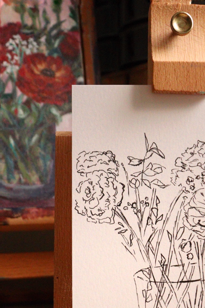 Red Sketch I