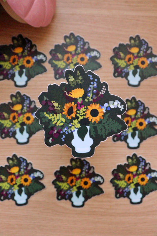 Sunflower Friend Sticker