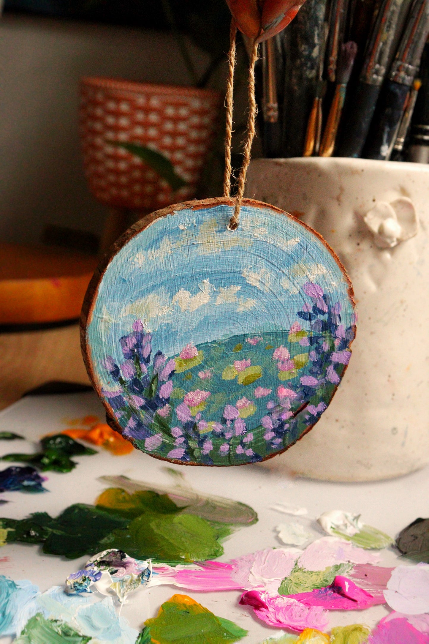 Lavender Ornament 1