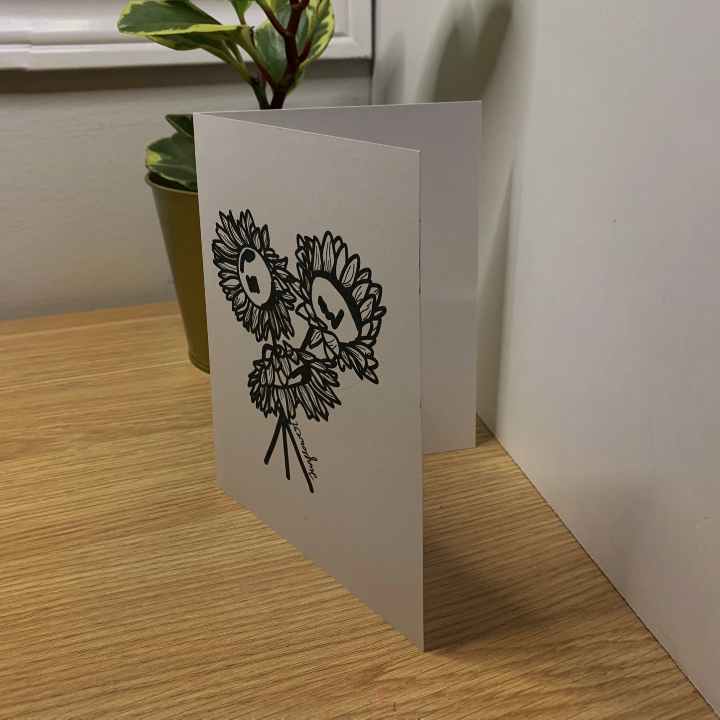 Sunflower Greeting Card image 2